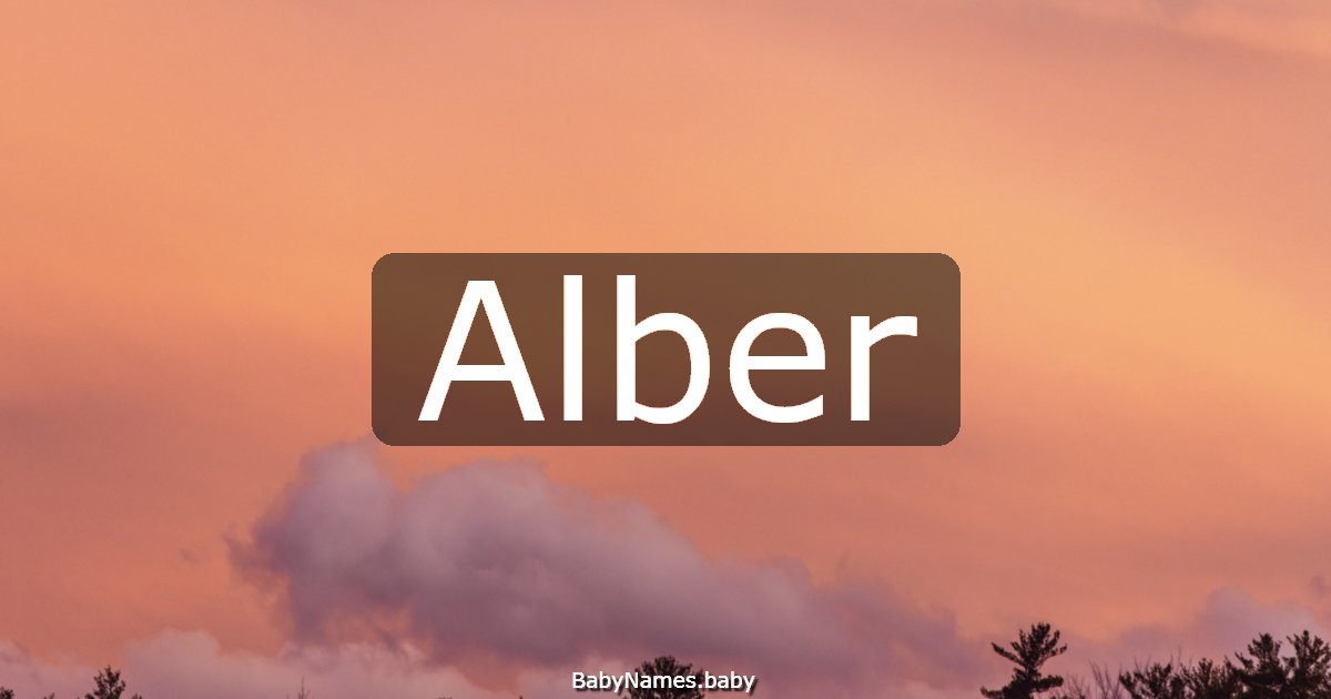 Alber