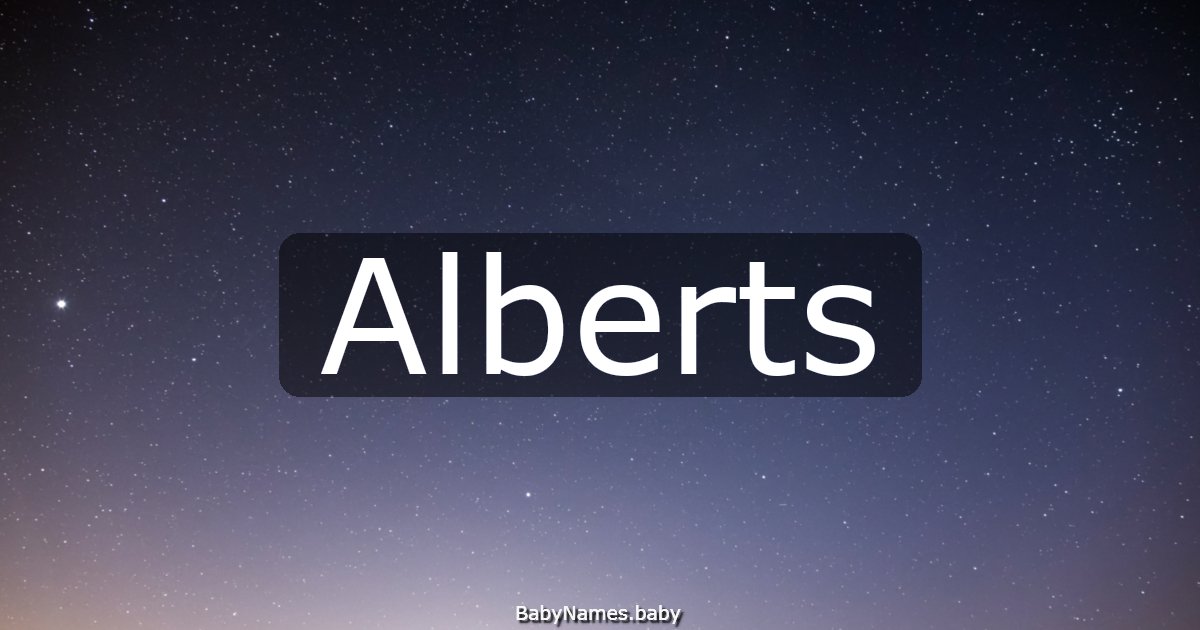 Alberts