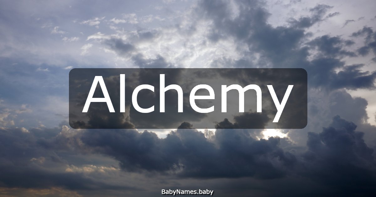 Alchemy