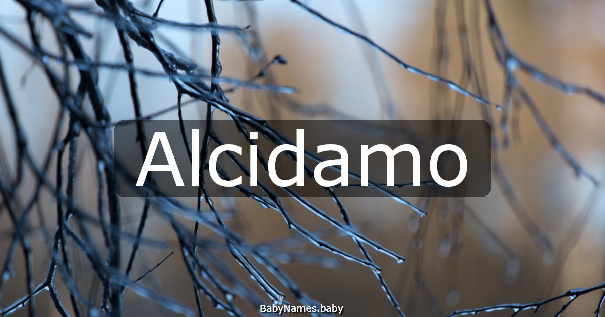 Alcidamo