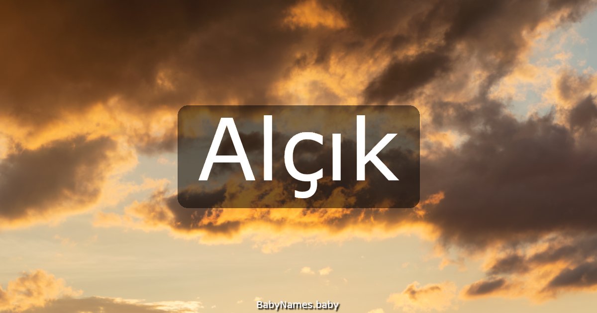 Alçık