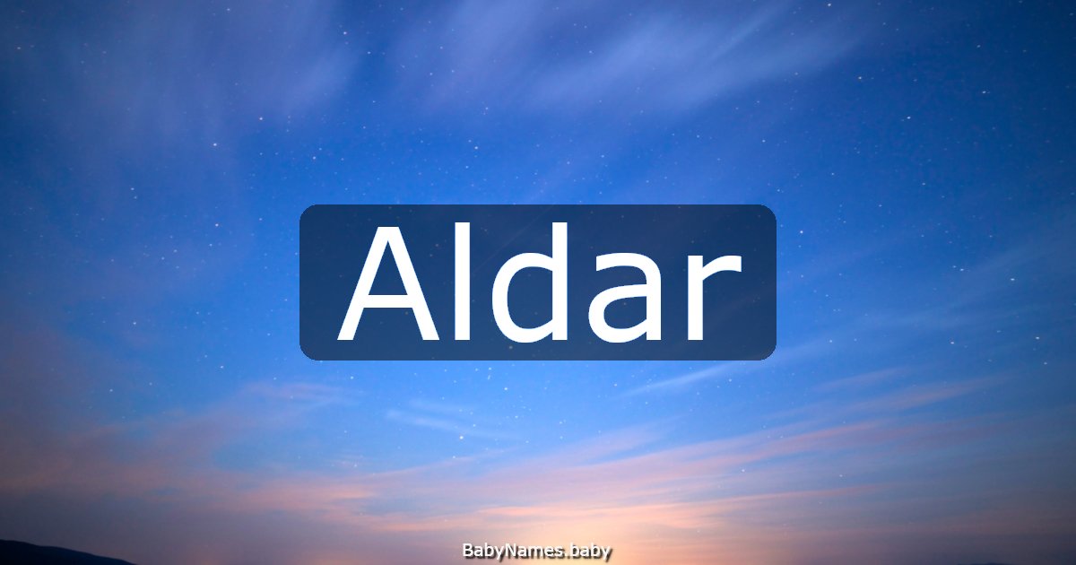 Aldar