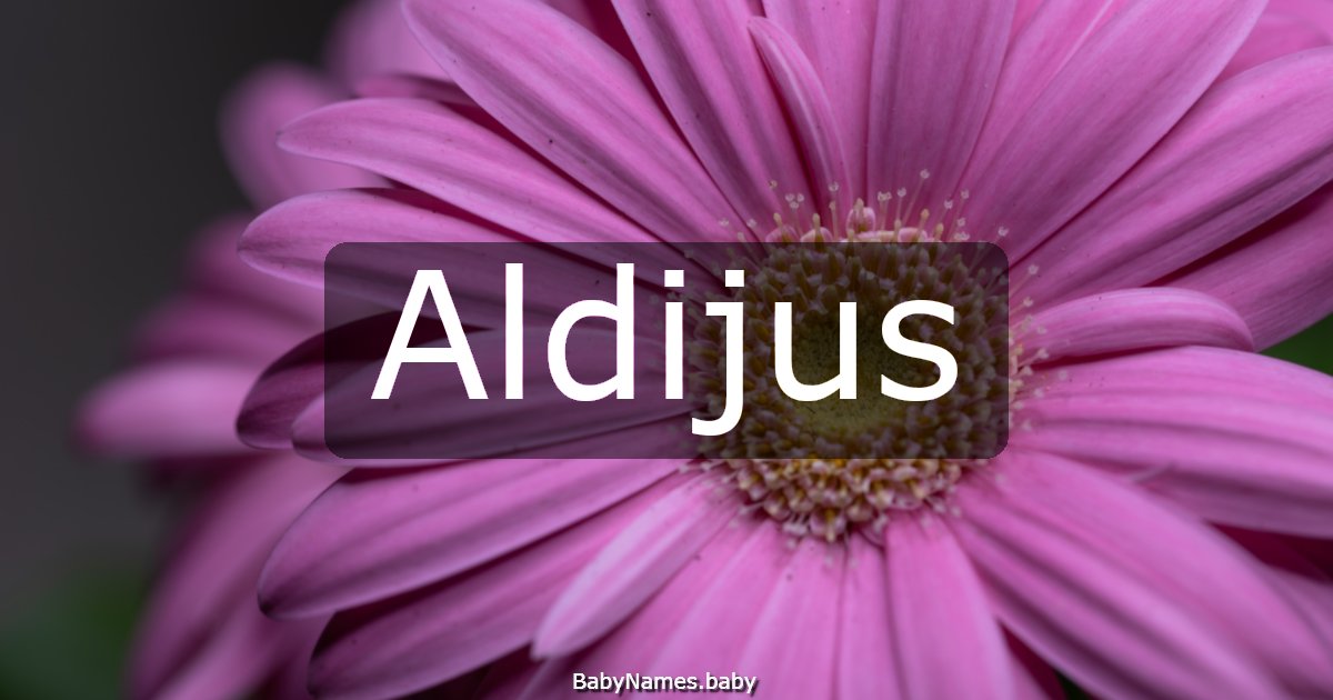 Aldijus