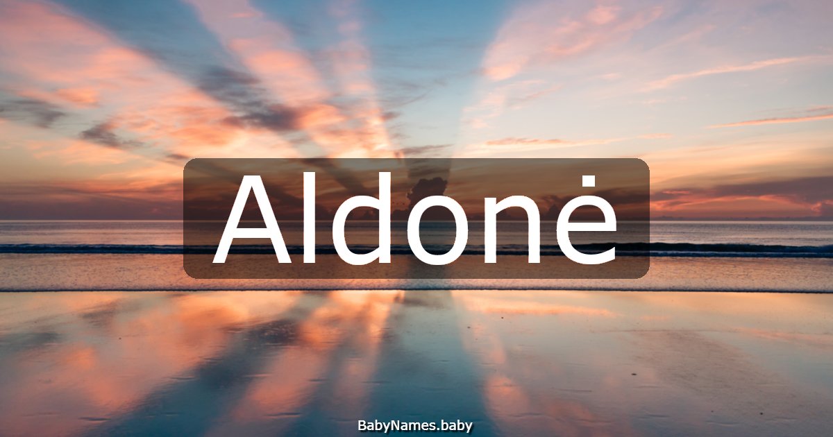 Aldonė