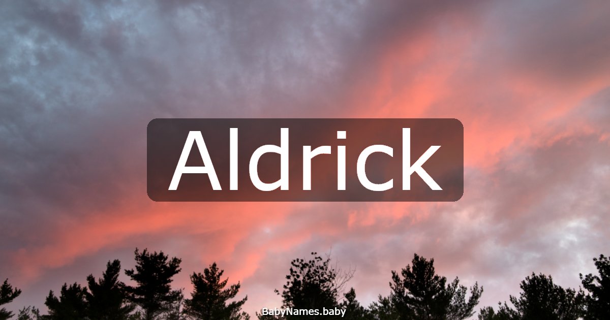 Aldrick