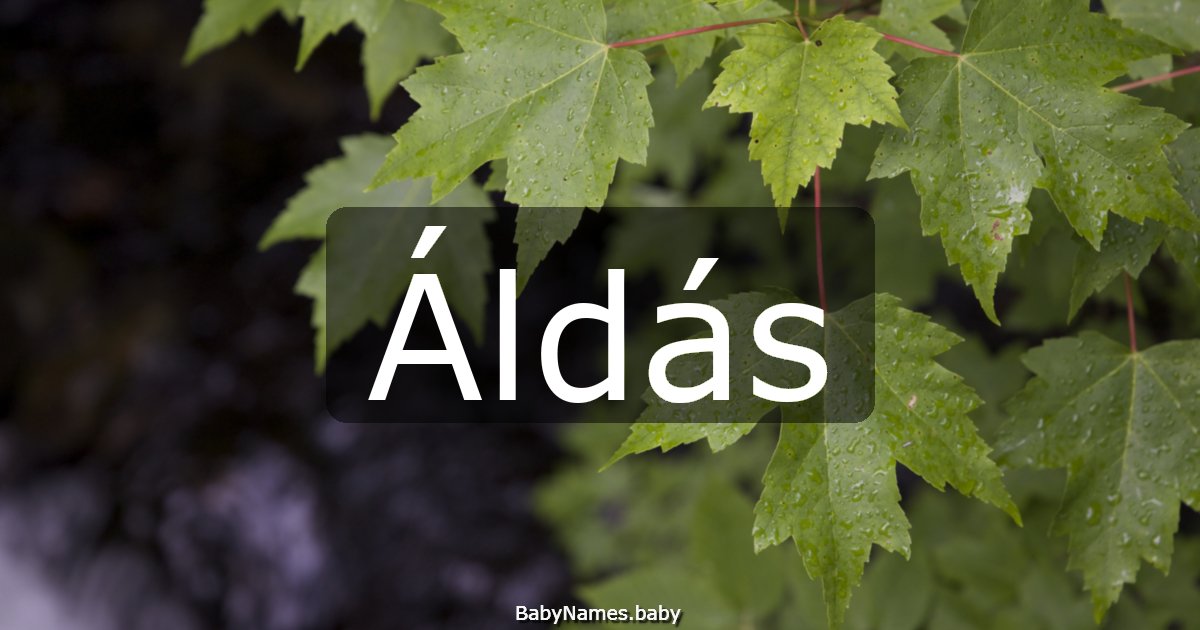 Áldás
