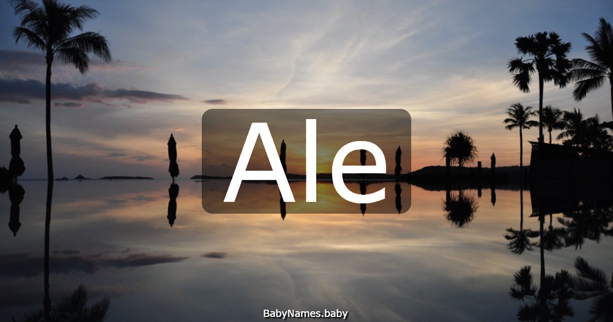 Ale