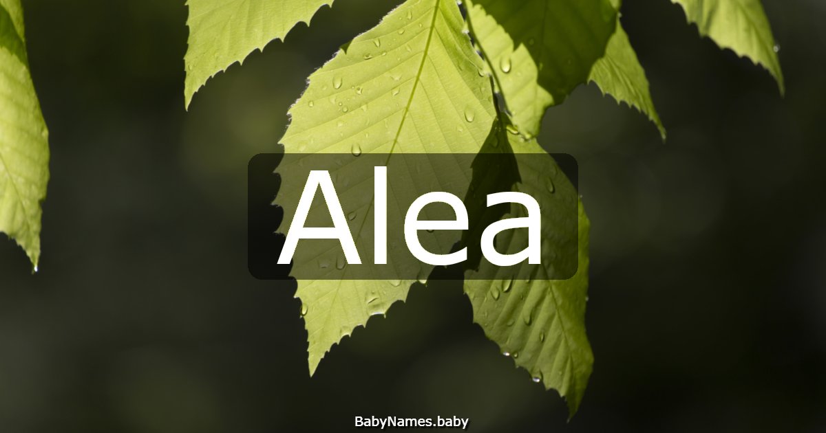 Alea