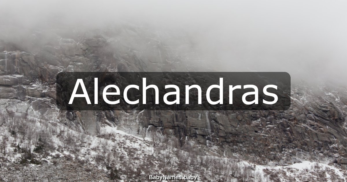 Alechandras