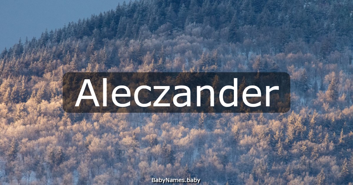 Aleczander