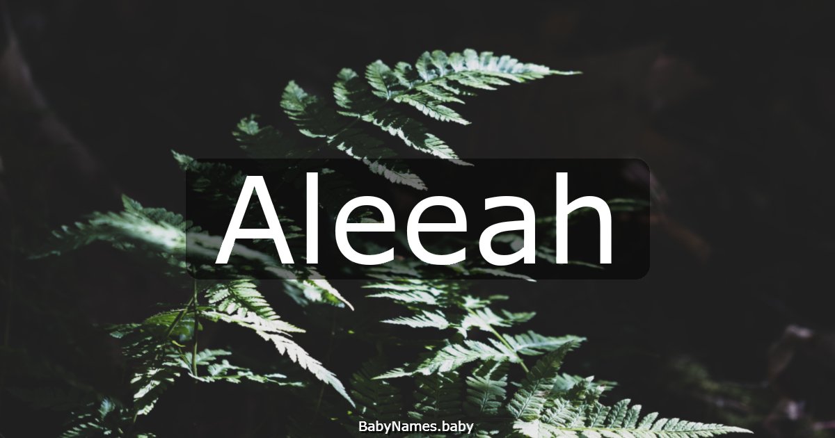 Aleeah