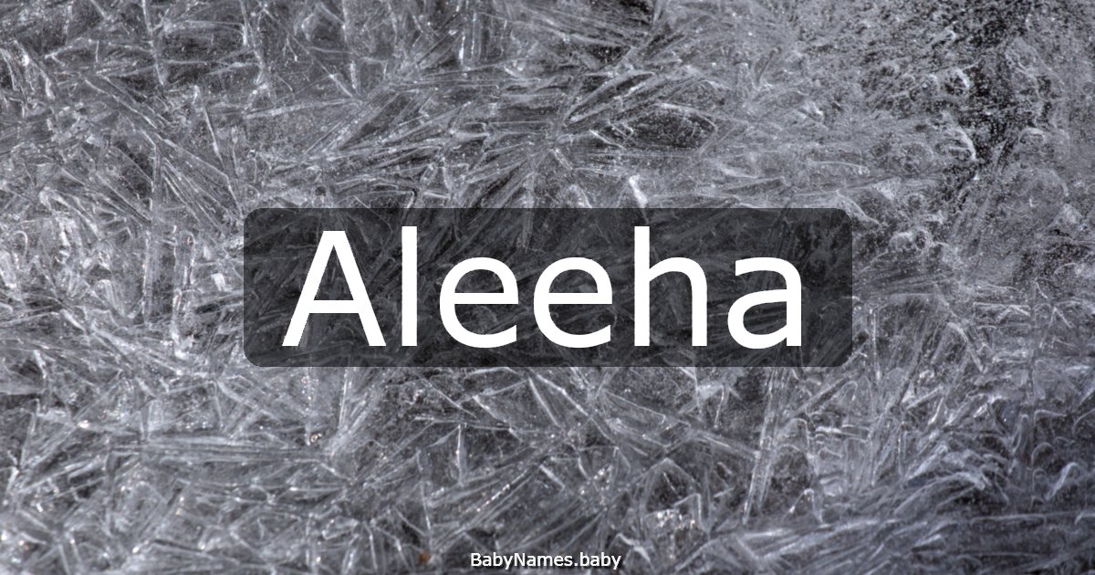 Aleeha