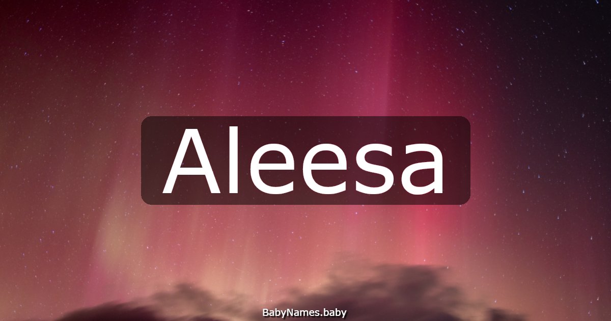 Aleesa