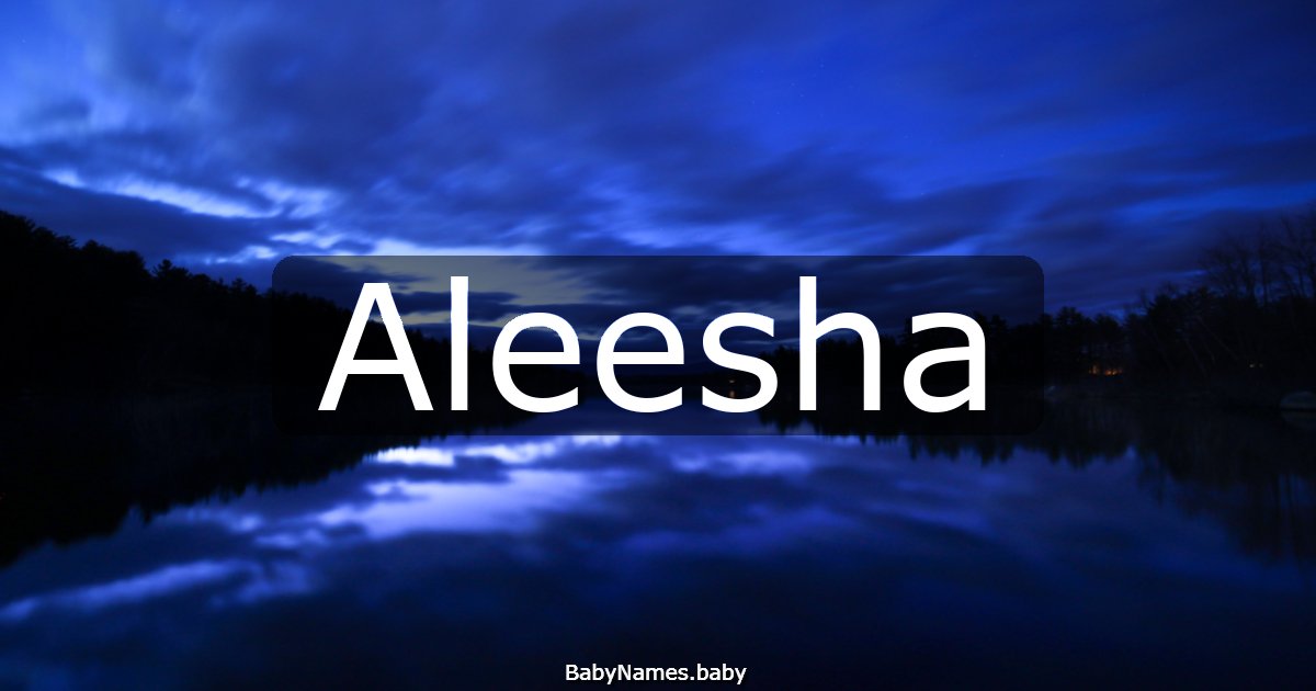 Aleesha