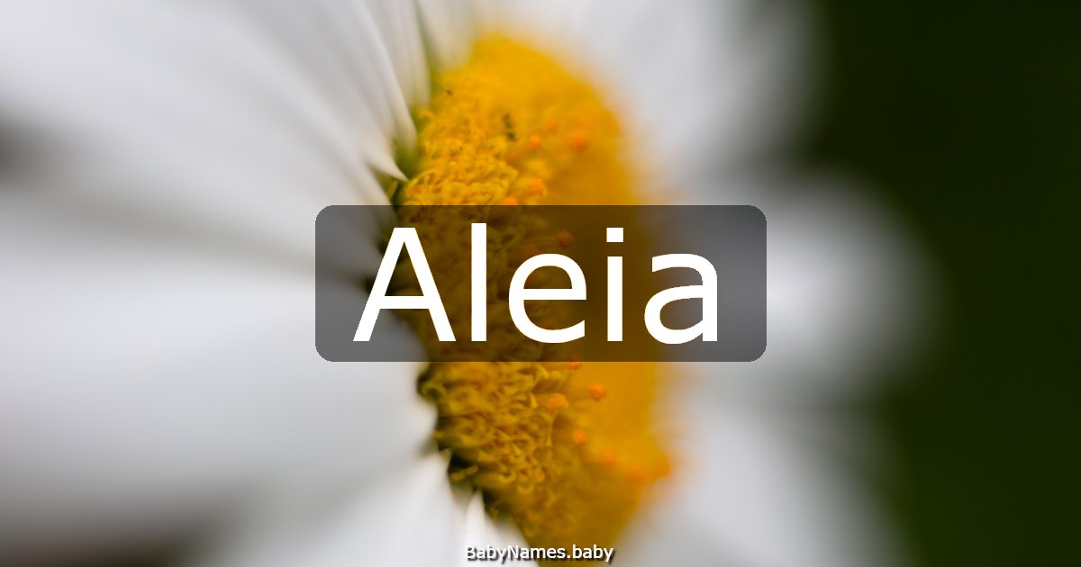 Aleia