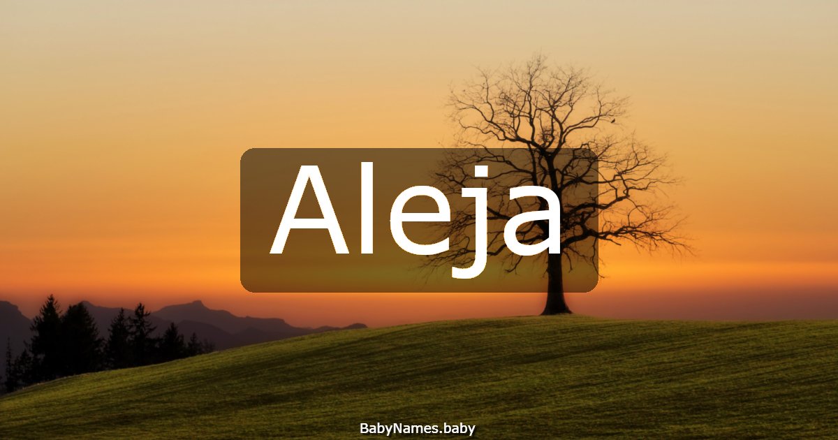 Aleja
