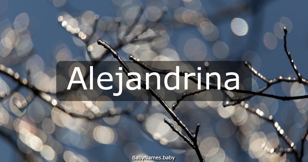 Alejandrina