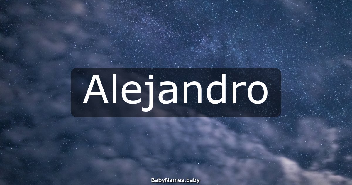Alejandro