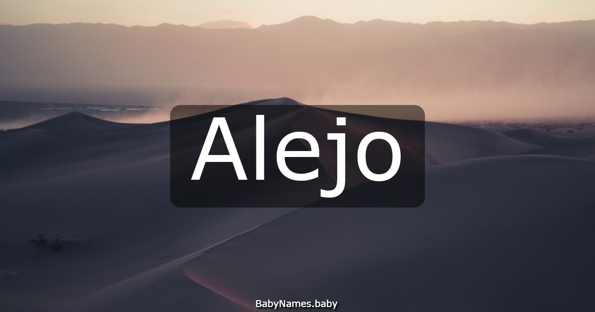 Alejo