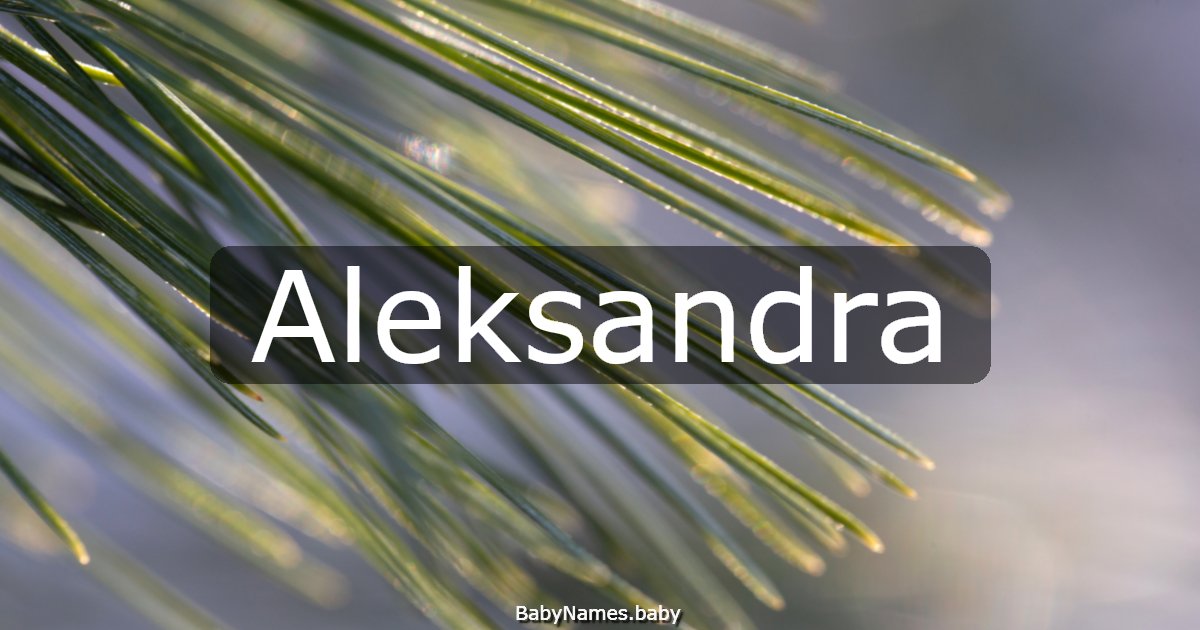 Aleksandra