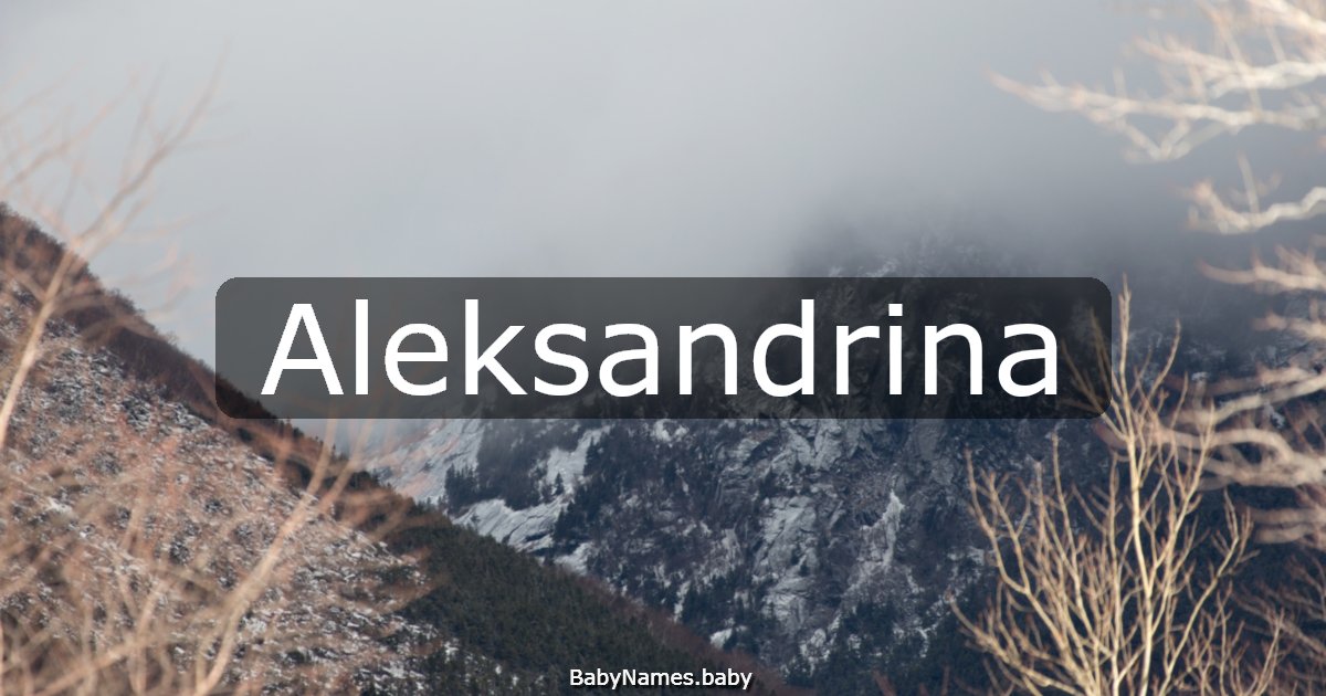 Aleksandrina