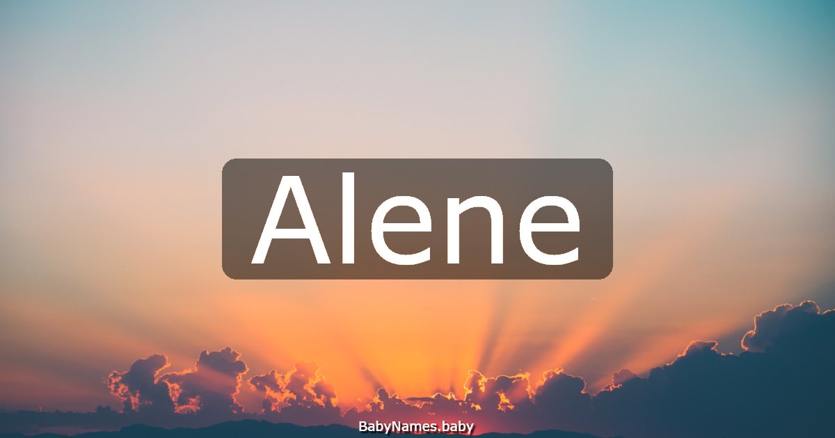 Alene
