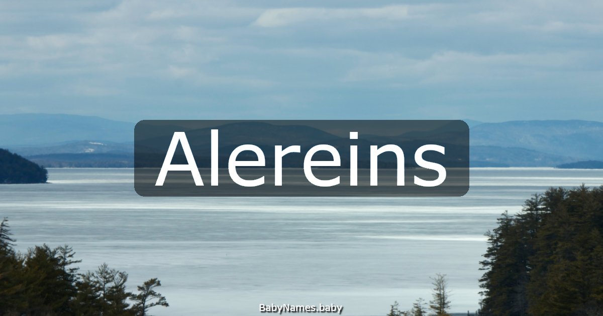 Alereins