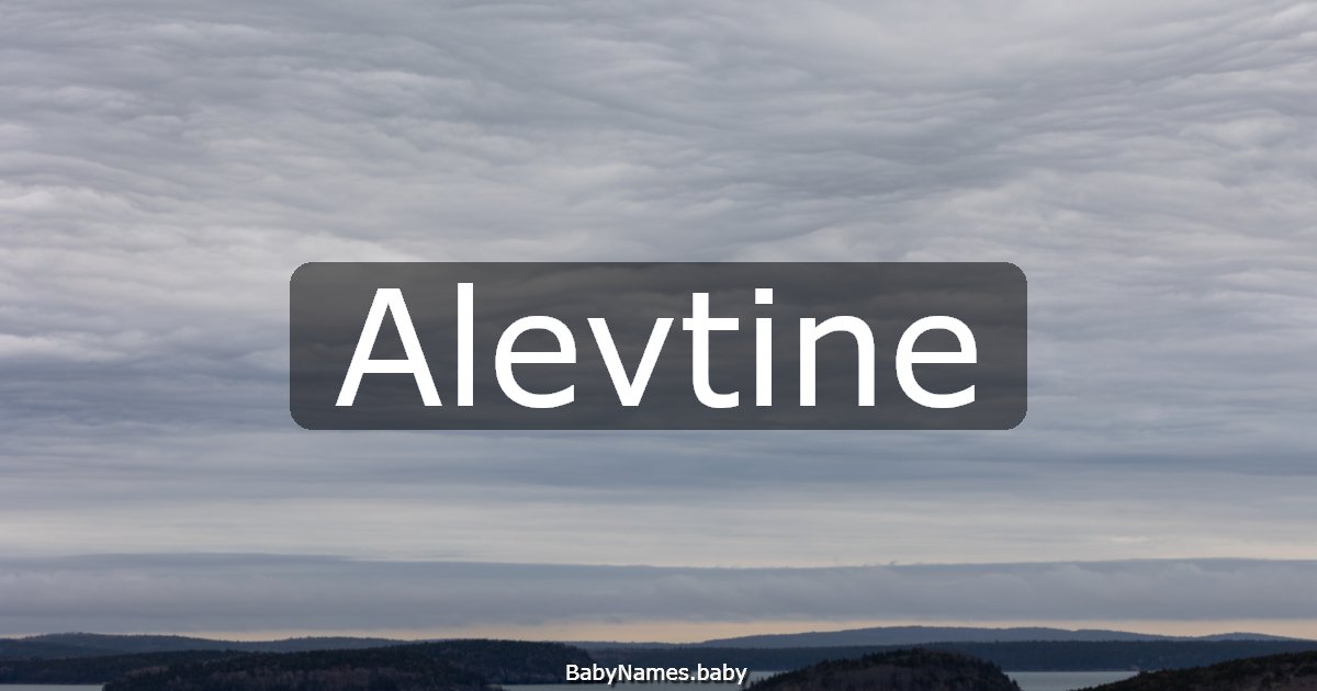 Alevtine