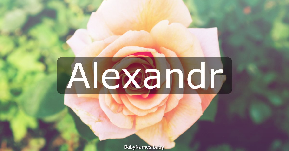 Alexandr