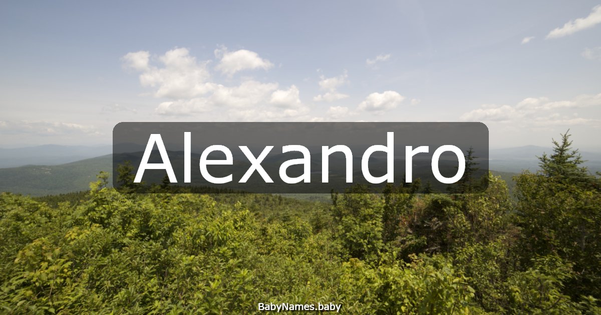 Alexandro