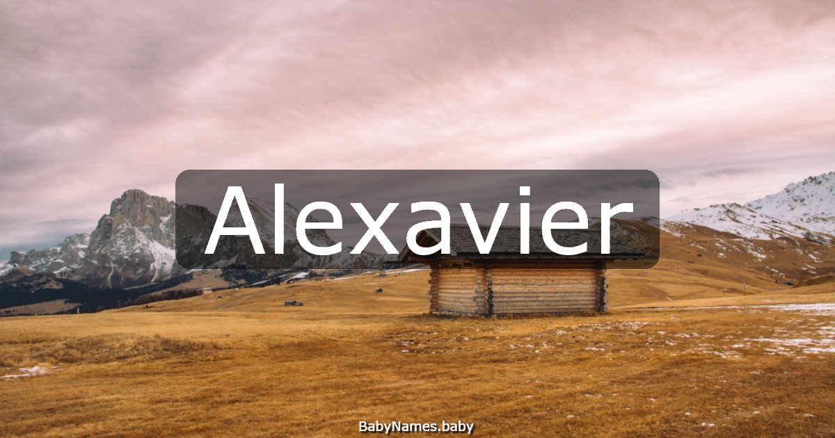 Alexavier