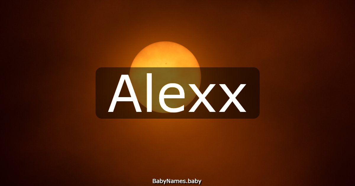 Alexx
