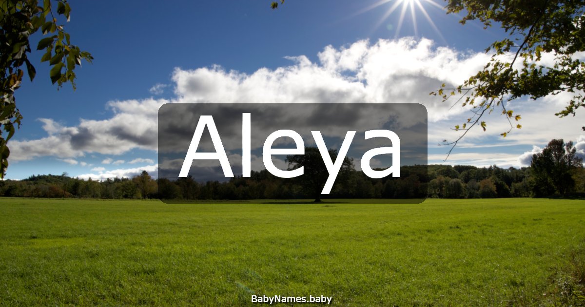 Aleya