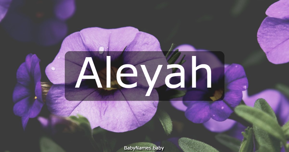 Aleyah