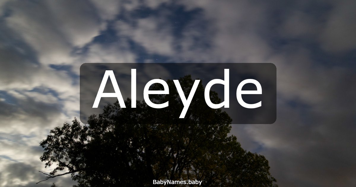 Aleyde