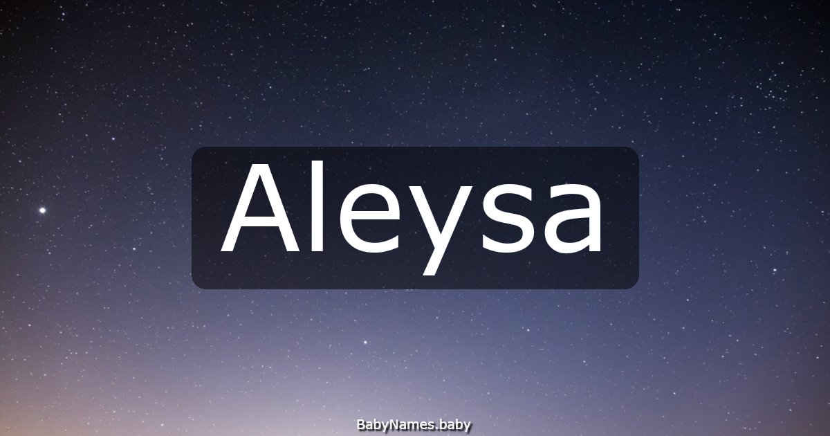 Aleysa