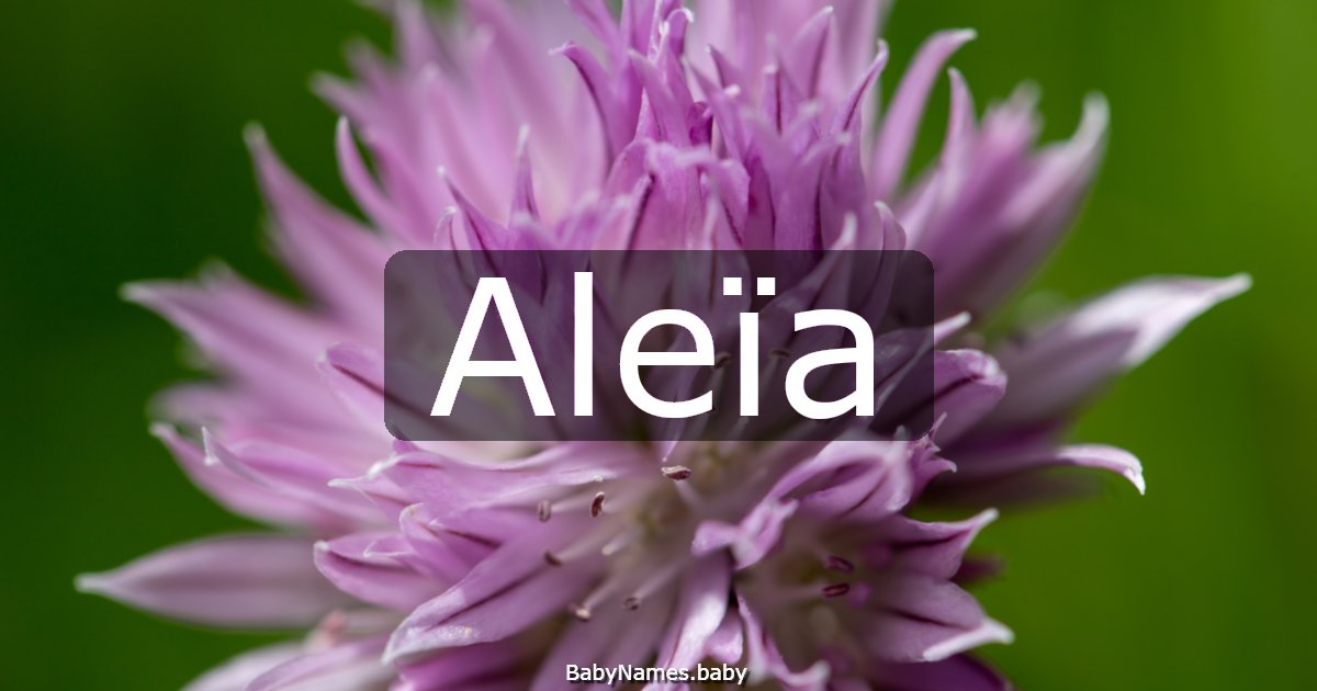 Aleïa
