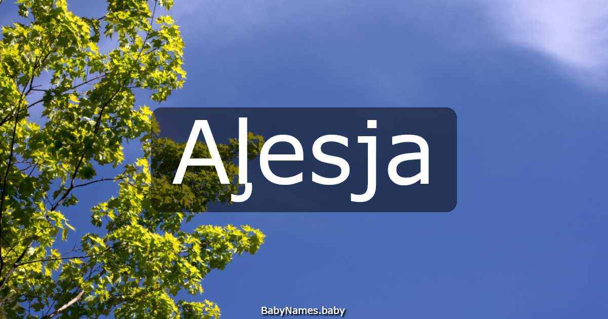 Aļesja