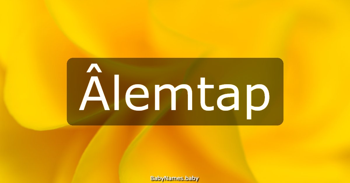Âlemtap