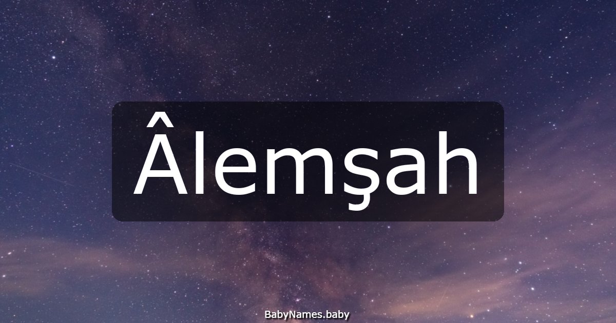 Âlemşah