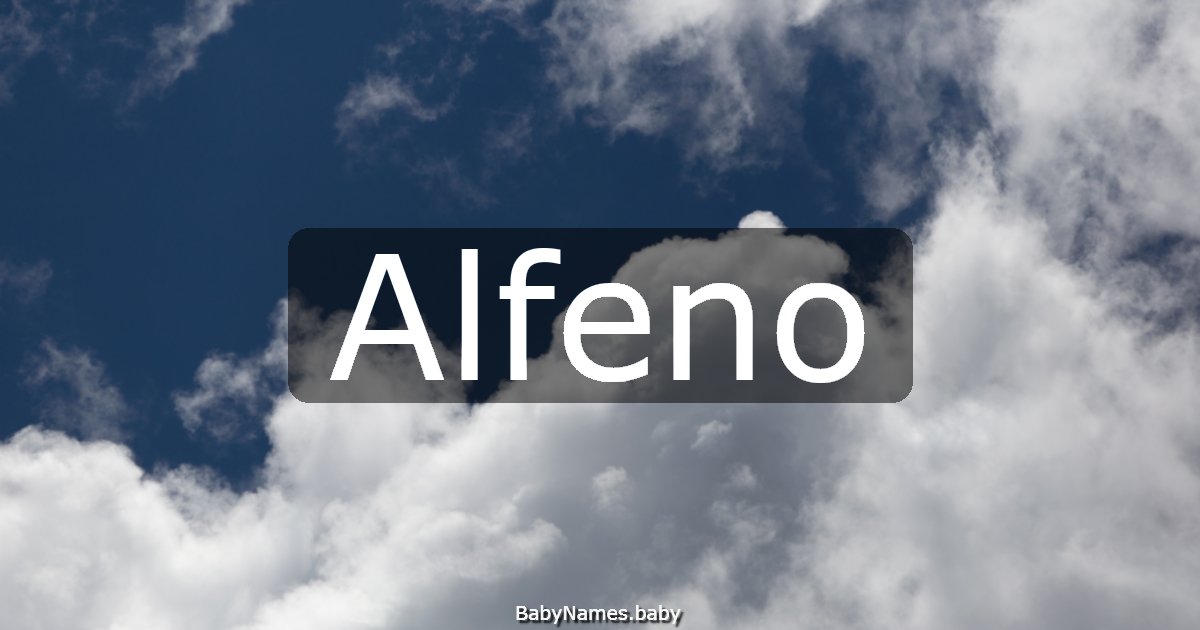 Alfeno