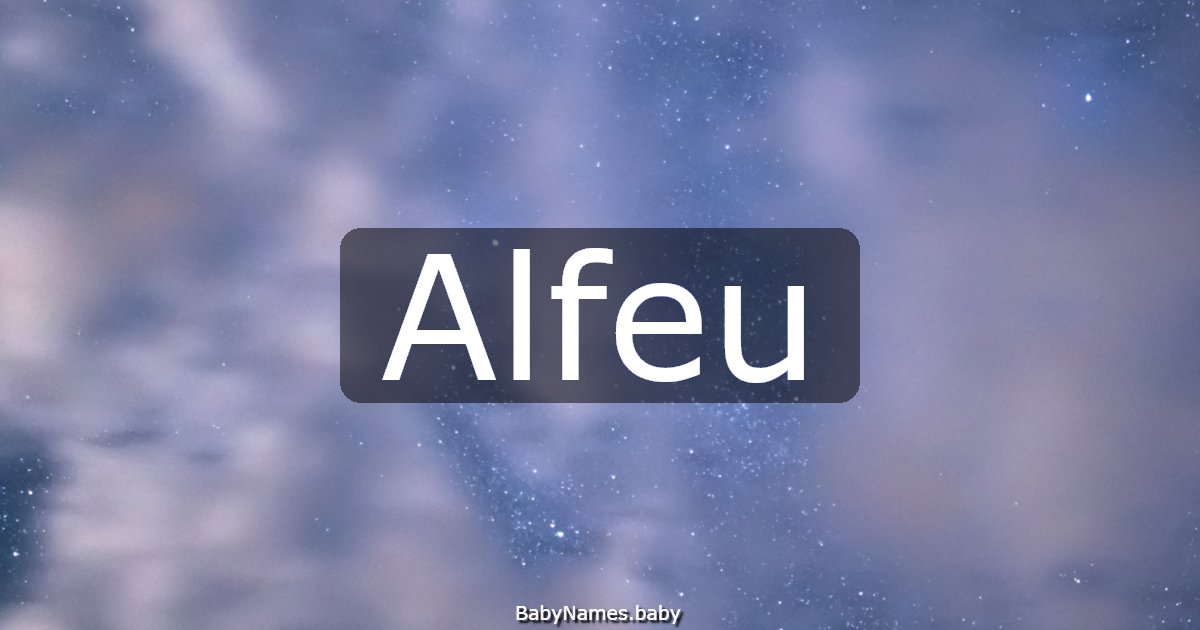 Alfeu