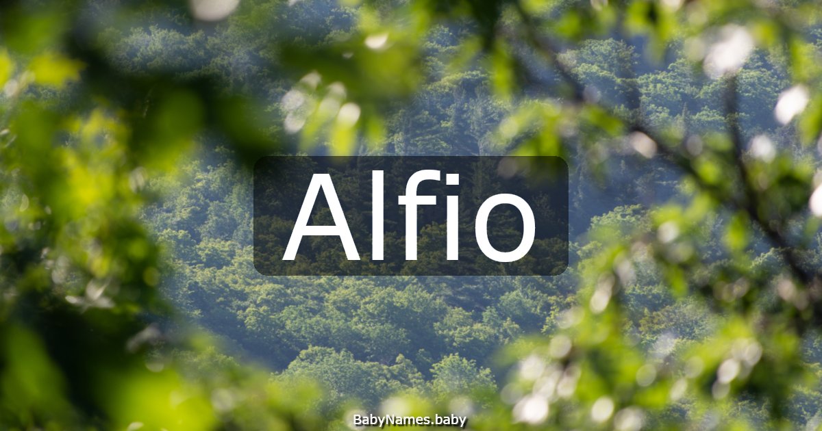 Alfio