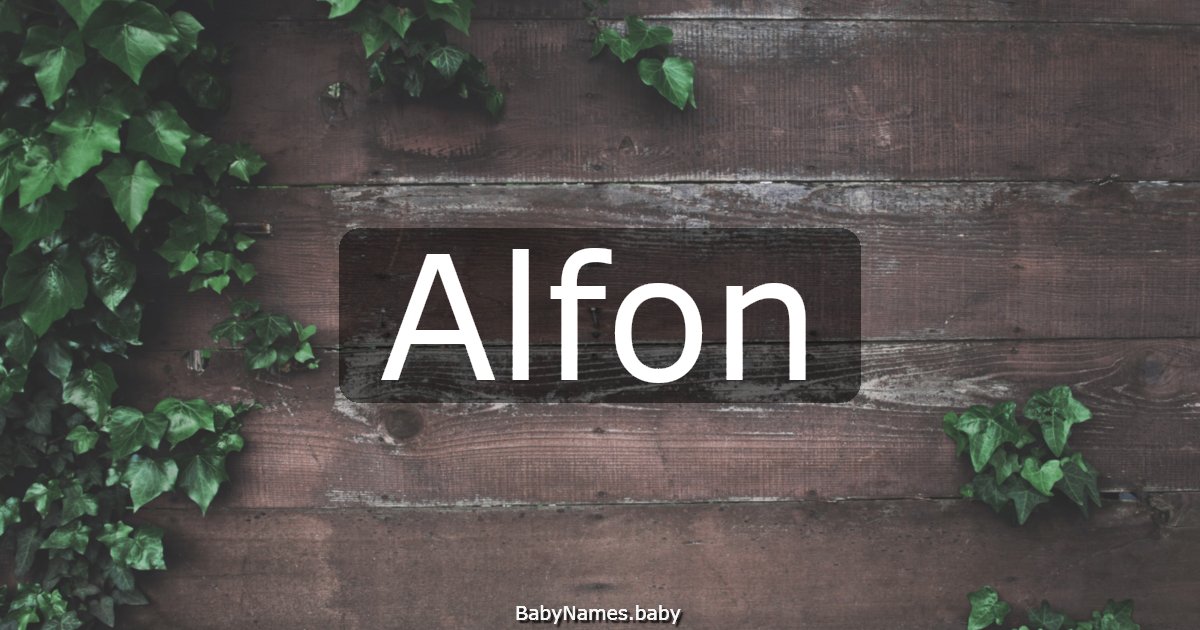 Alfon