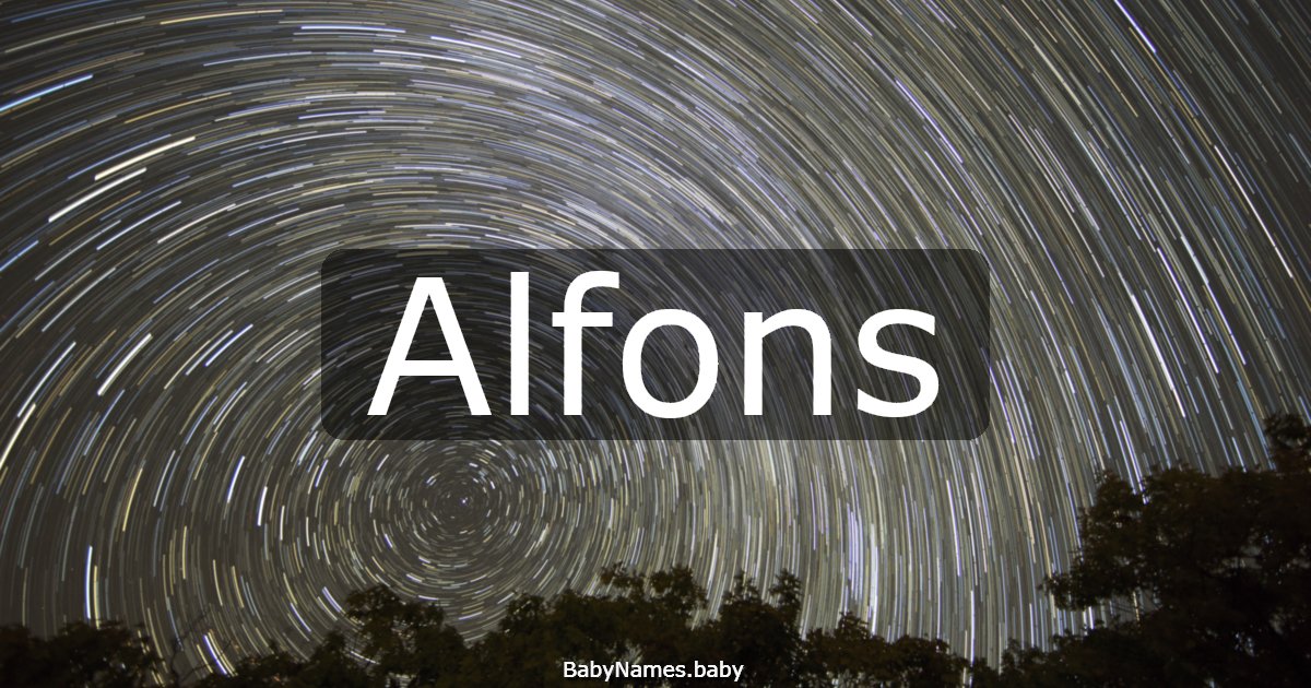 Alfons