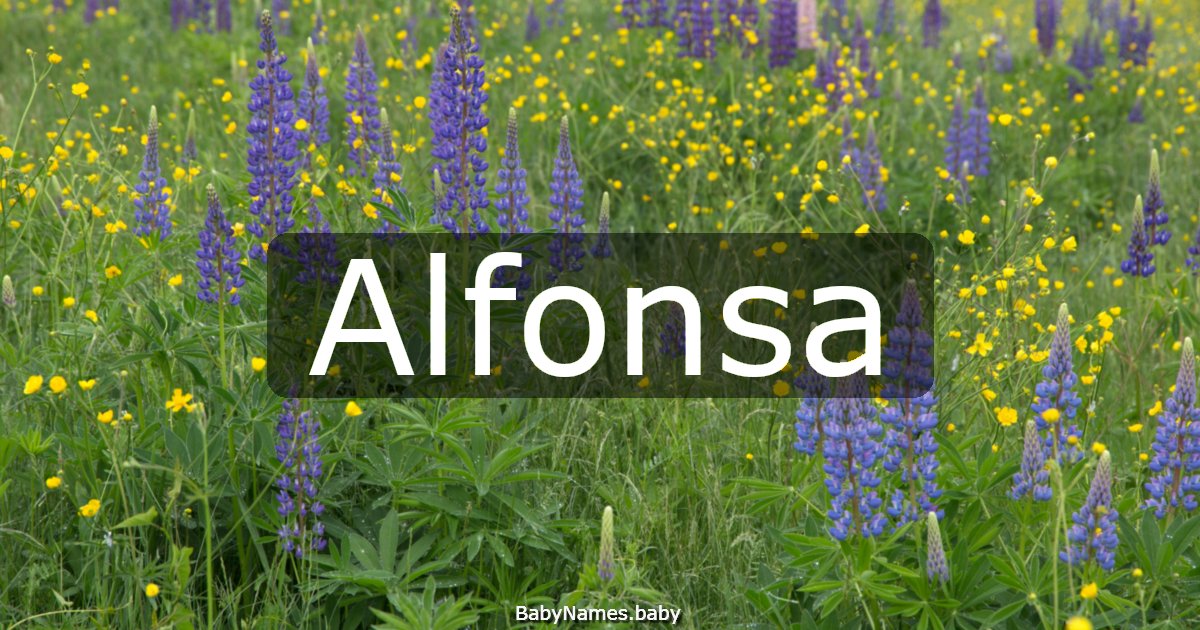Alfonsa