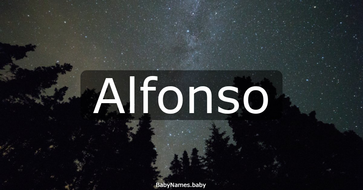 Alfonso
