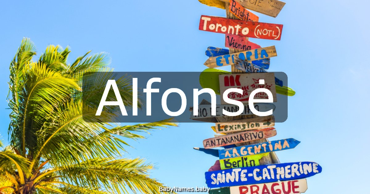 Alfonsė