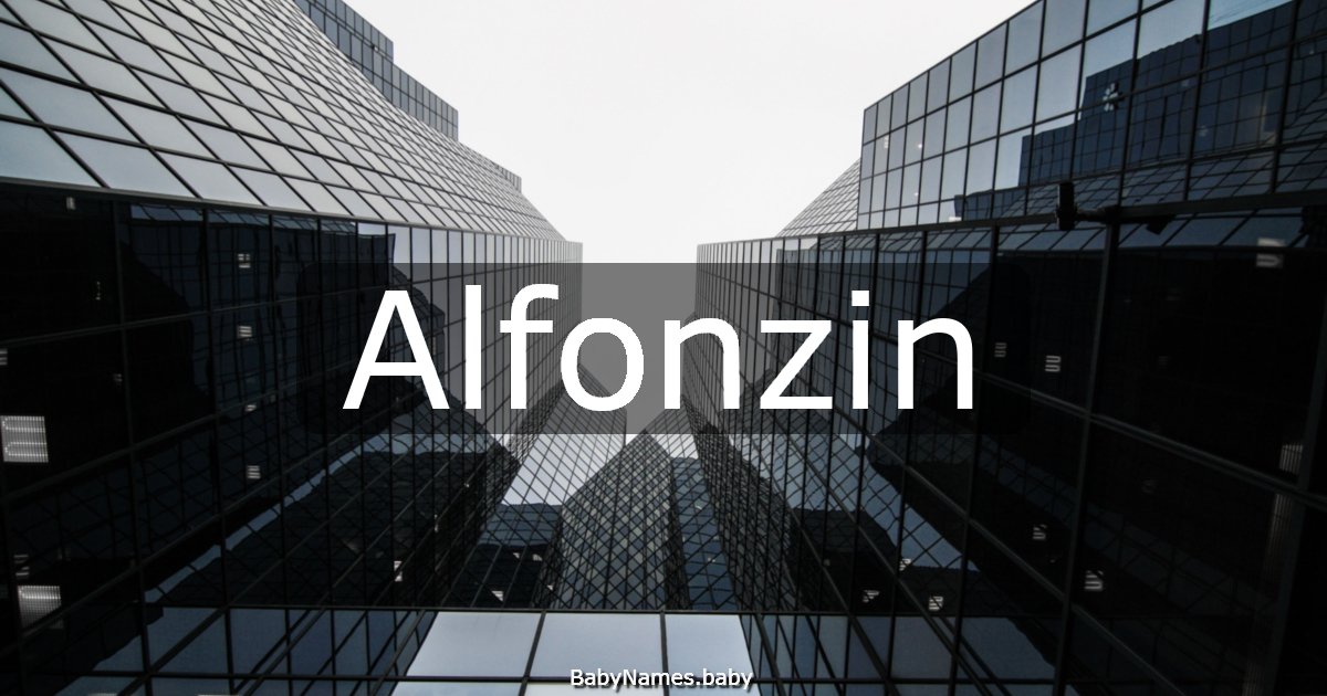 Alfonzin