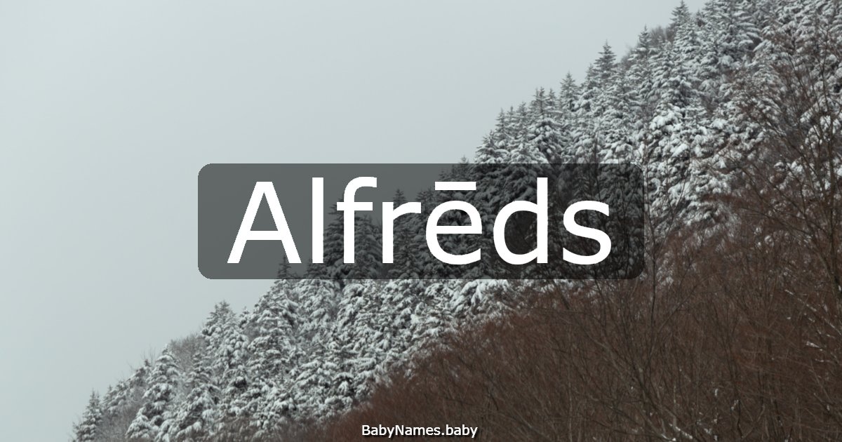Alfrēds